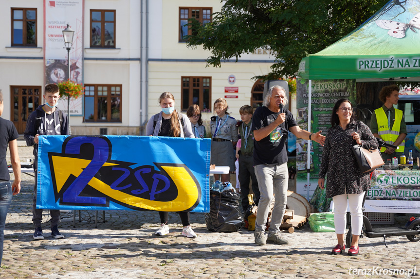 Happening antysmogowy "Krosno - nie zgadza się na smog"