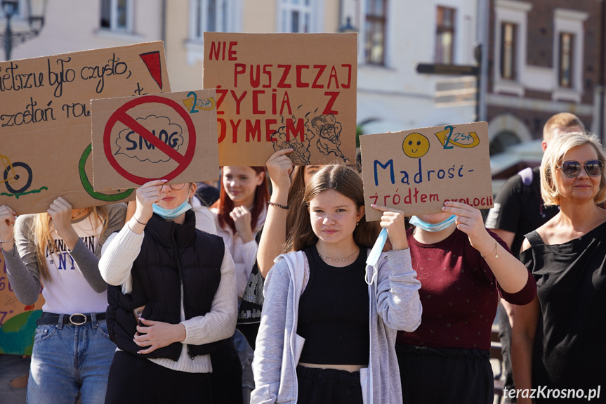 Happening antysmogowy "Krosno - nie zgadza się na smog"