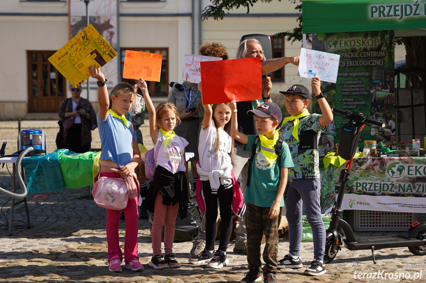 Happening antysmogowy "Krosno - nie zgadza się na smog"