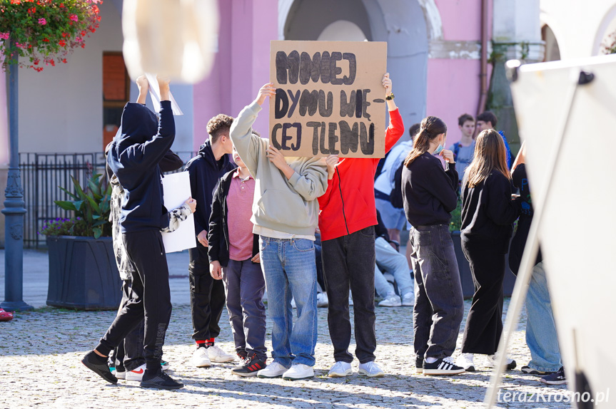 Happening antysmogowy w Krośnie