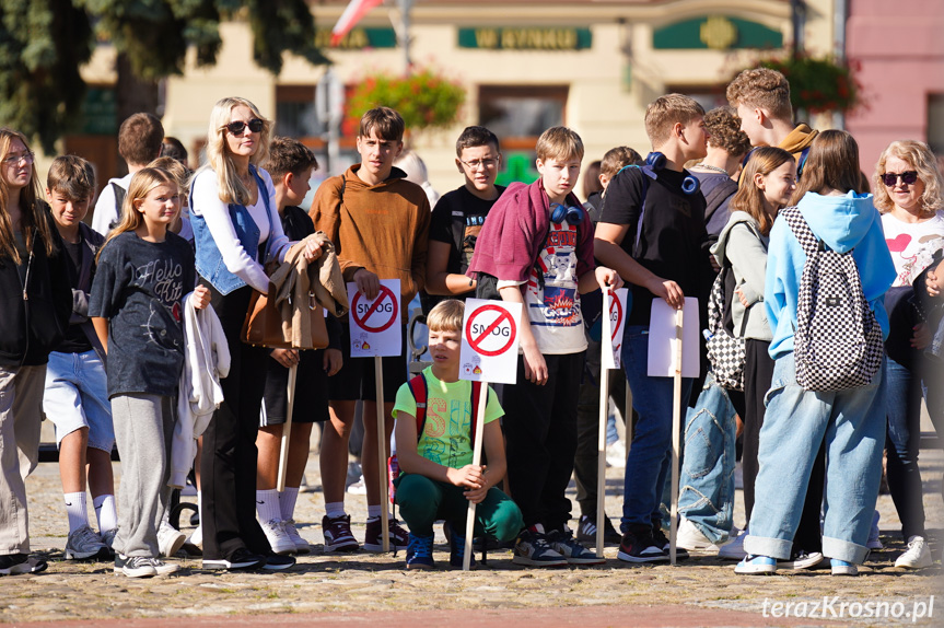 Happening antysmogowy w Krośnie