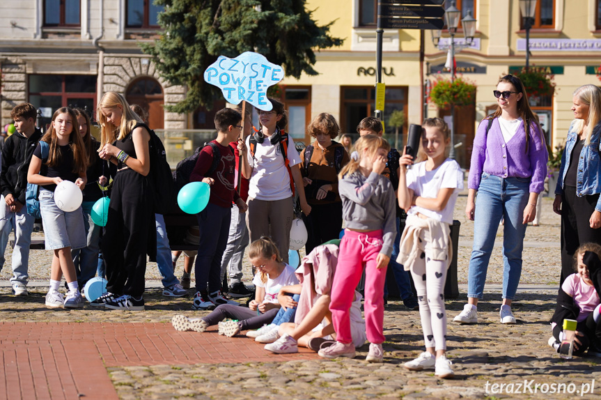 Happening antysmogowy w Krośnie