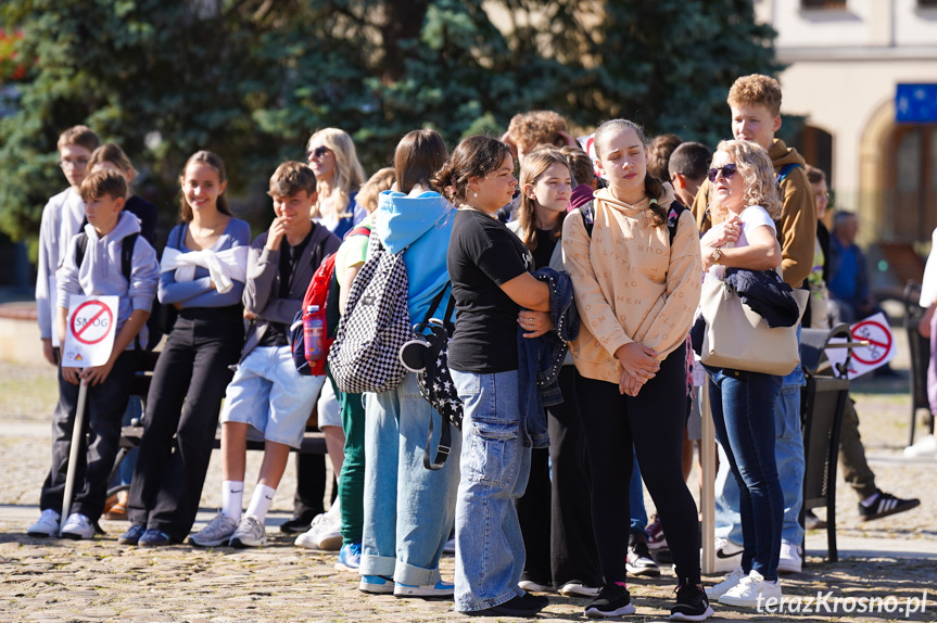 Happening antysmogowy w Krośnie