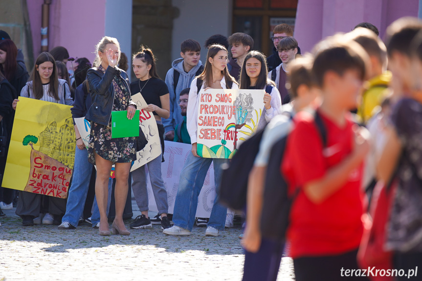 Happening antysmogowy w Krośnie