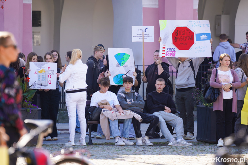 Happening antysmogowy w Krośnie