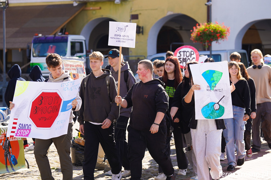 Happening antysmogowy w Krośnie