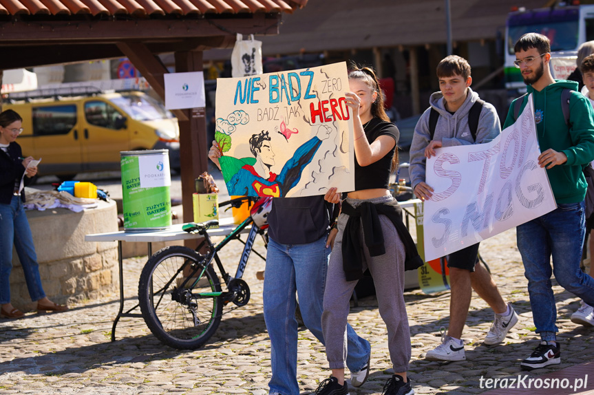 Happening antysmogowy w Krośnie