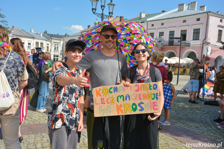 I Marsz Równości w Krośnie