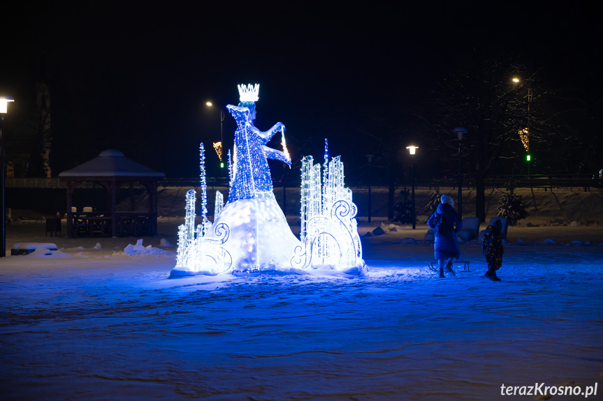 Iluminacje w Rymanowie i Rymanowie-Zdroju