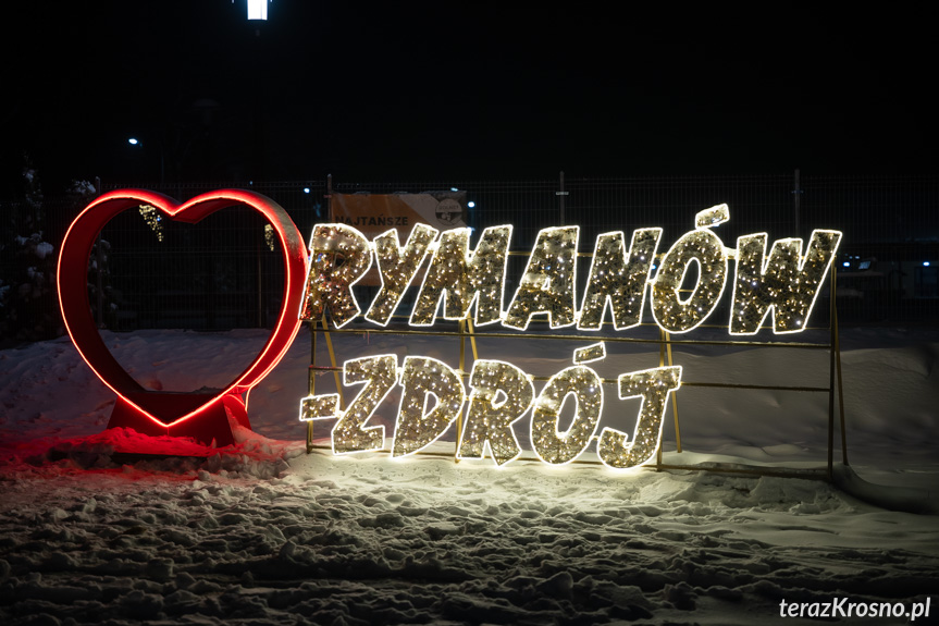 Iluminacje w Rymanowie i Rymanowie-Zdroju