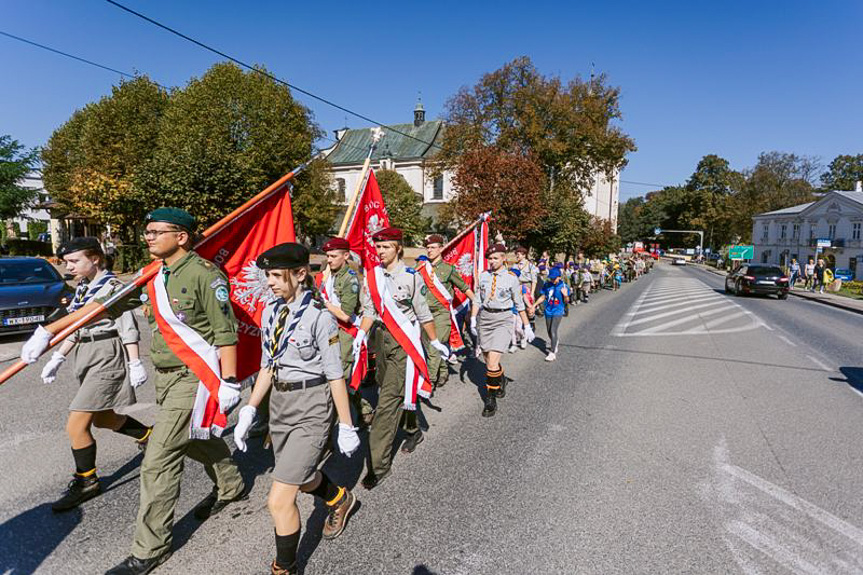 Inauguracja nowego roku harcerskiego w Dukli