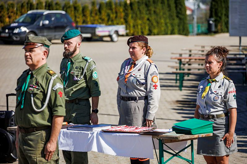 Inauguracja nowego roku harcerskiego w Dukli