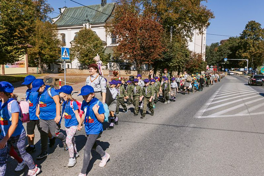 Inauguracja nowego roku harcerskiego w Dukli