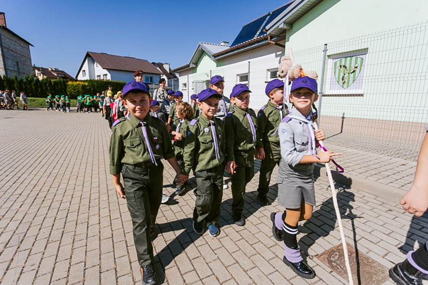 Inauguracja nowego roku harcerskiego w Dukli