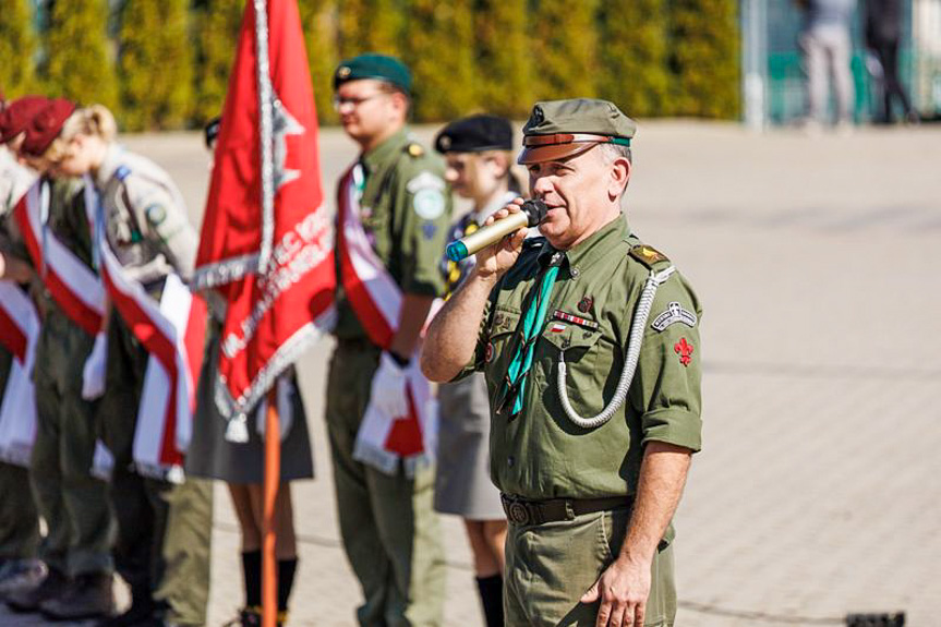 Inauguracja nowego roku harcerskiego w Dukli