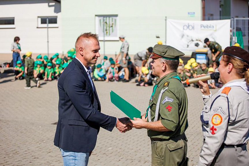 Inauguracja nowego roku harcerskiego w Dukli