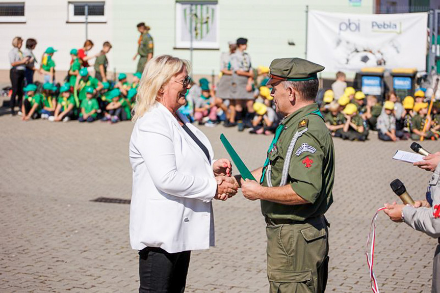 Inauguracja nowego roku harcerskiego w Dukli