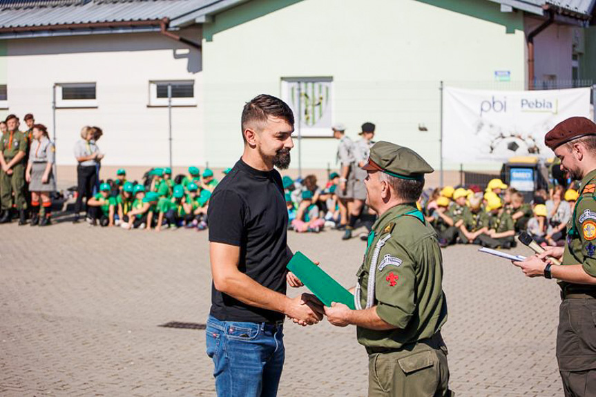 Inauguracja nowego roku harcerskiego w Dukli