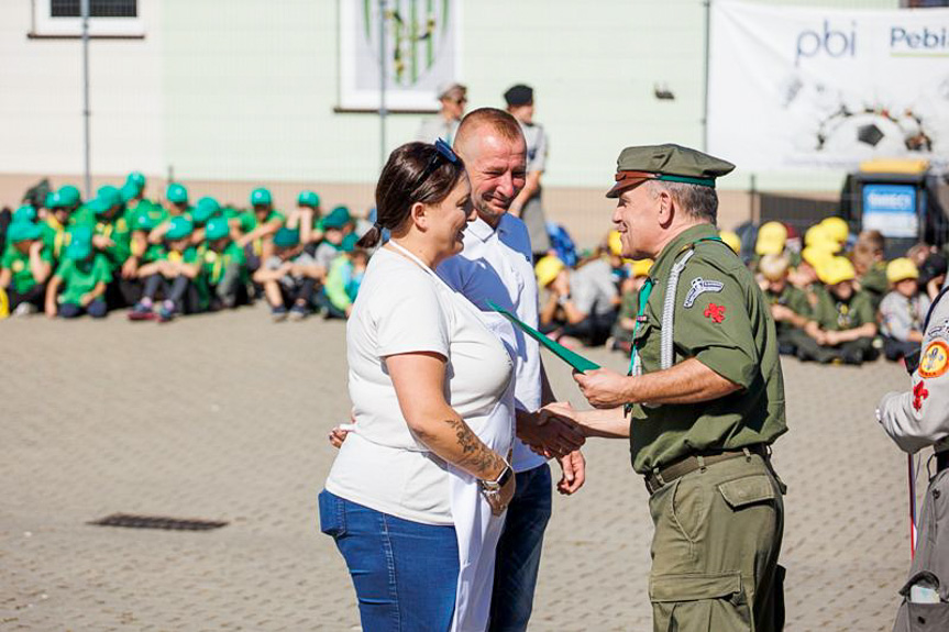 Inauguracja nowego roku harcerskiego w Dukli