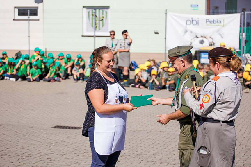 Inauguracja nowego roku harcerskiego w Dukli