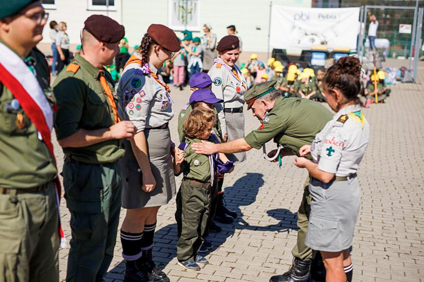 Inauguracja nowego roku harcerskiego w Dukli