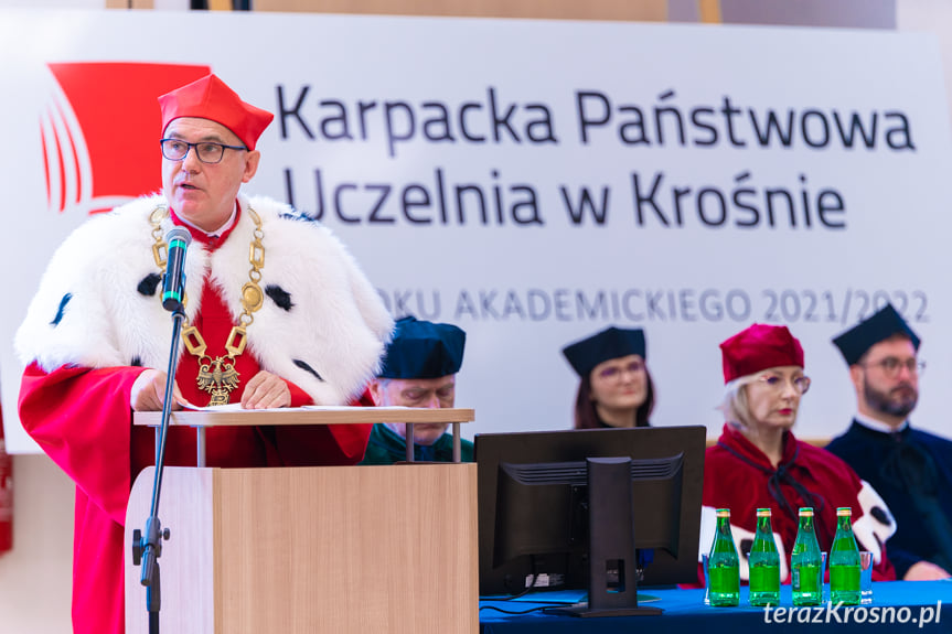 Inauguracja roku akademickiego 2021/2022 w Karpackiej Państwowej Uczelni w Krośnie