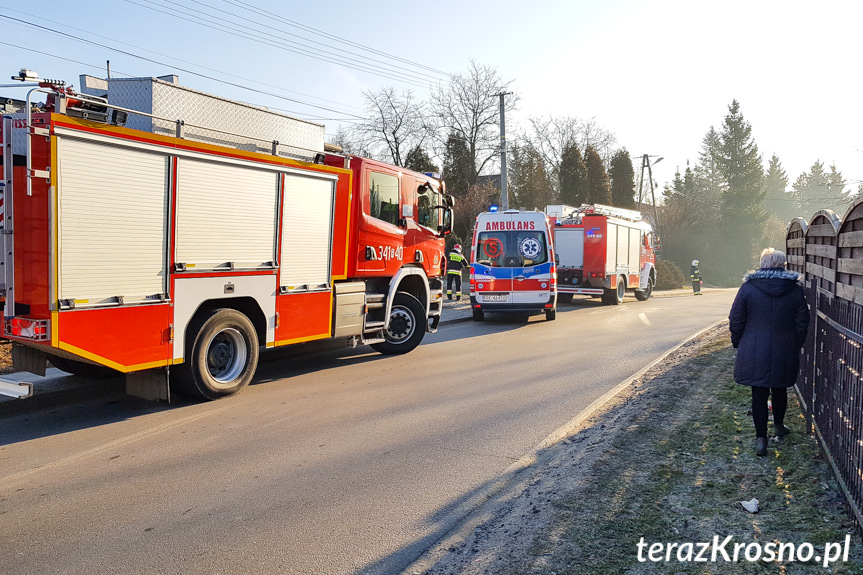 Interwencja służb w Krościenku Wyżnym