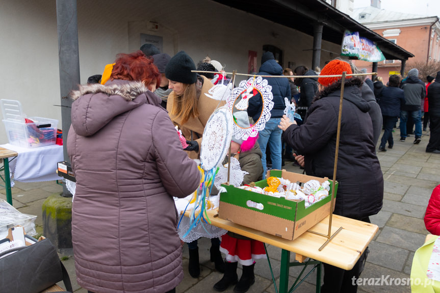 Jarmark Bożonarodzeniowy na rynku w Dukli