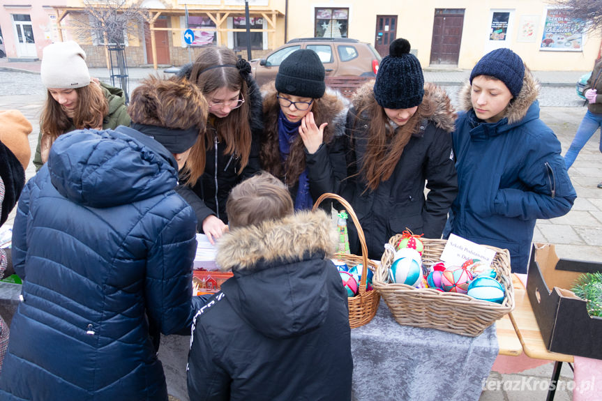 Jarmark Bożonarodzeniowy na rynku w Dukli