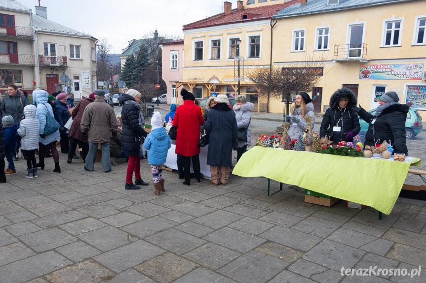 Jarmark Bożonarodzeniowy na rynku w Dukli