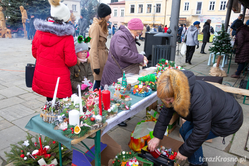 Jarmark Bożonarodzeniowy na rynku w Dukli