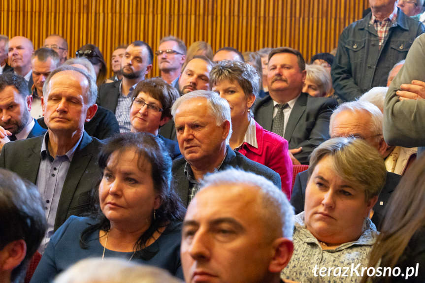 Jarosław Kaczyński w Krośnie, konwencja PiS