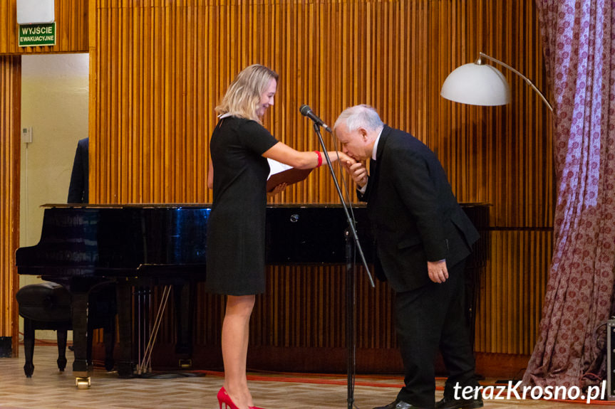 Jarosław Kaczyński w Krośnie, konwencja PiS