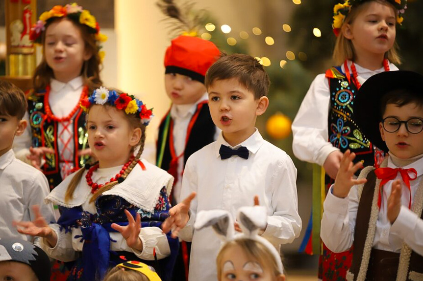 Jasełka w kościele parafialnym w Potoku