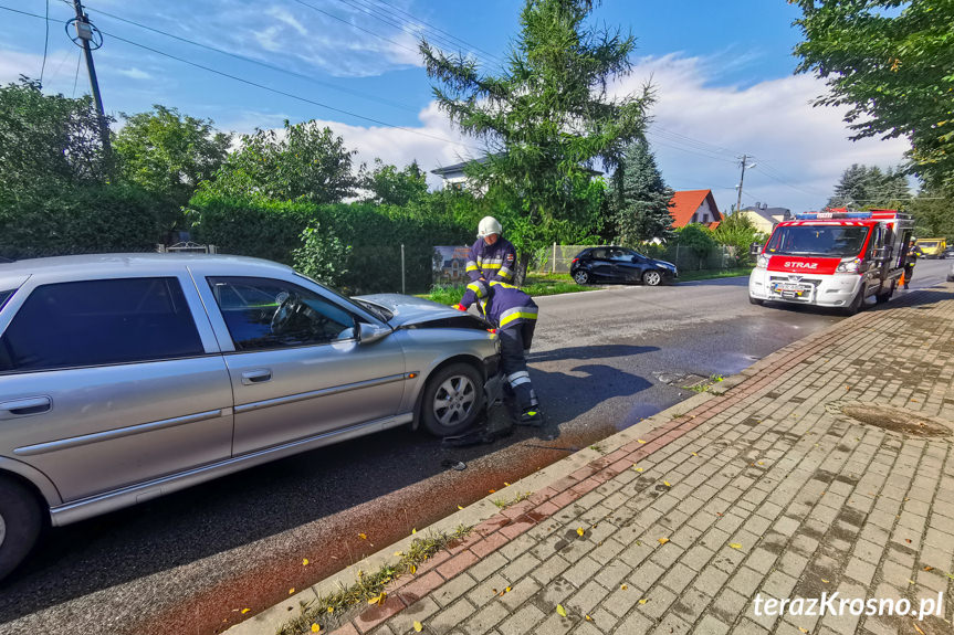 Kolizja 3 samochodów w Świerzowej Polskiej