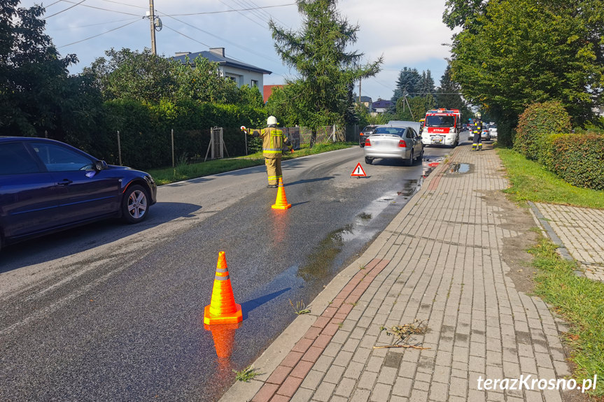 Kolizja 3 samochodów w Świerzowej Polskiej