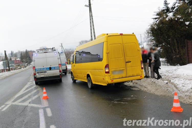 Kolizja busów w Miejscu Piastowym