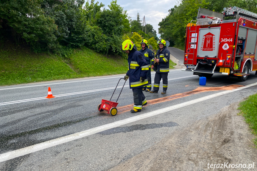 Kolizja ciężarówek w Równem