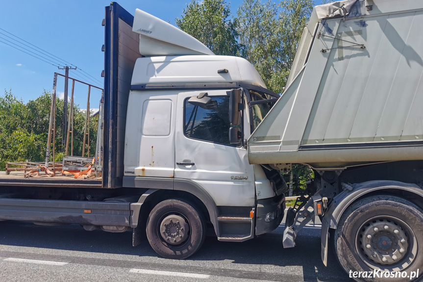 Kolizja czterech pojazdów w Rogach