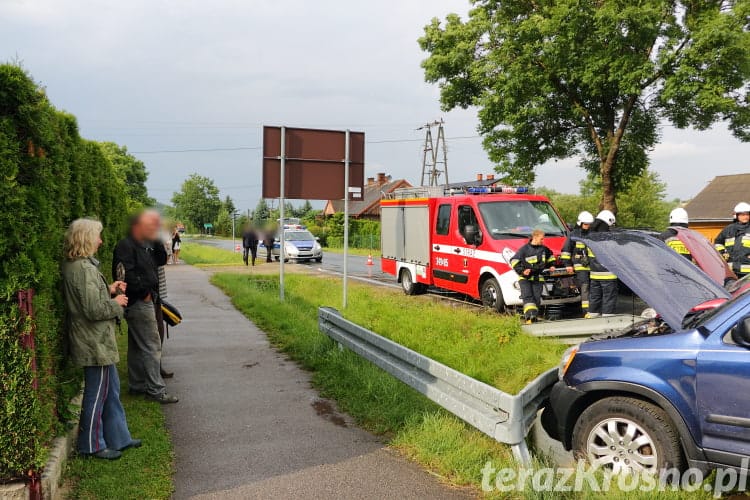 Kolizja dwóch samochodów w Posadzie Górnej