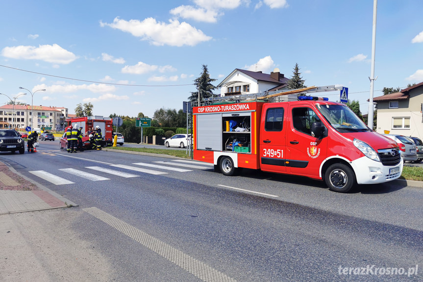 Kolizja na al. Jana Pawła Ii w Krośnie