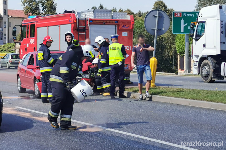 Kolizja na al. Jana Pawła Ii w Krośnie