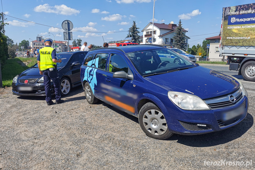 Kolizja na al. Jana Pawła Ii w Krośnie