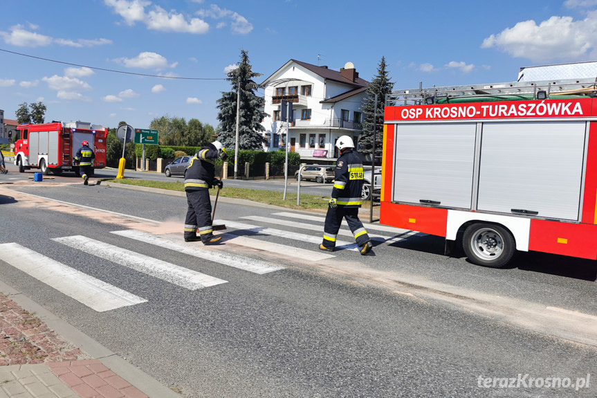 Kolizja na al. Jana Pawła Ii w Krośnie