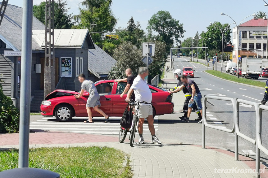 Kolizja na al. Jana Pawła Ii w Krośnie