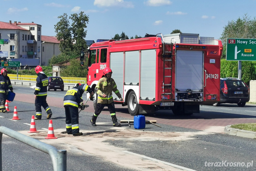 Kolizja na al. Jana Pawła Ii w Krośnie