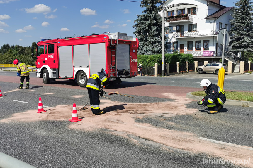 Kolizja na al. Jana Pawła Ii w Krośnie