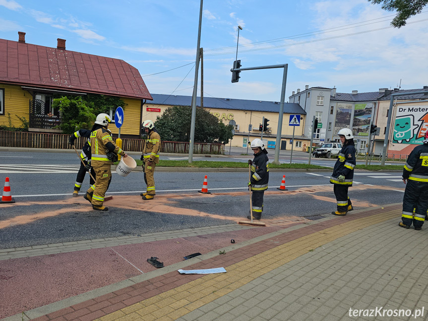 Kolizja na Bema w Krośnie