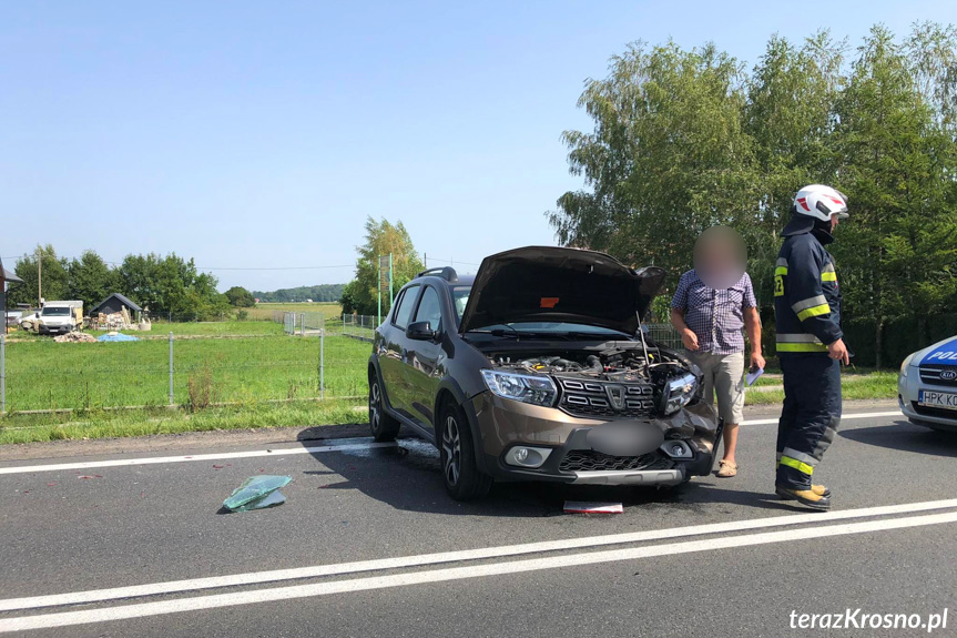 Kolizja na Bieleckiego w Rymanowie