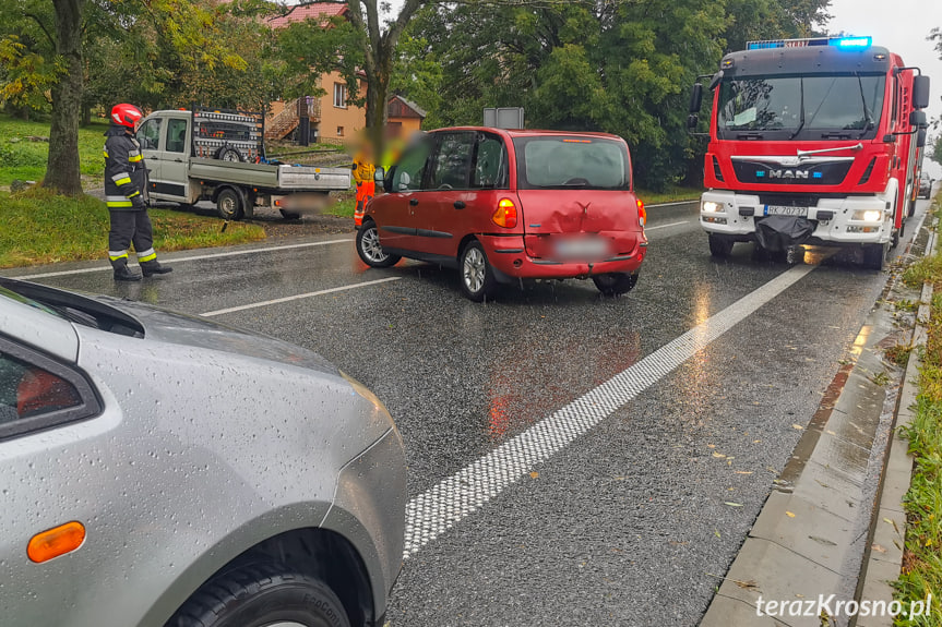 Kolizja na Bieszczadzkiej w Krośnie